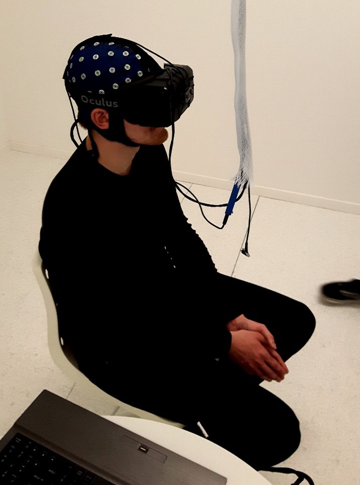 Figure 1 EEG combinée avec la Réalité virtuelle