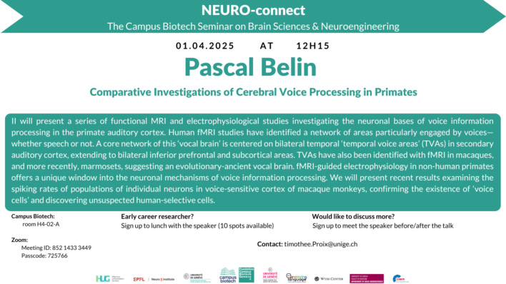 NEURO-CONNECT Tuesday Seminar