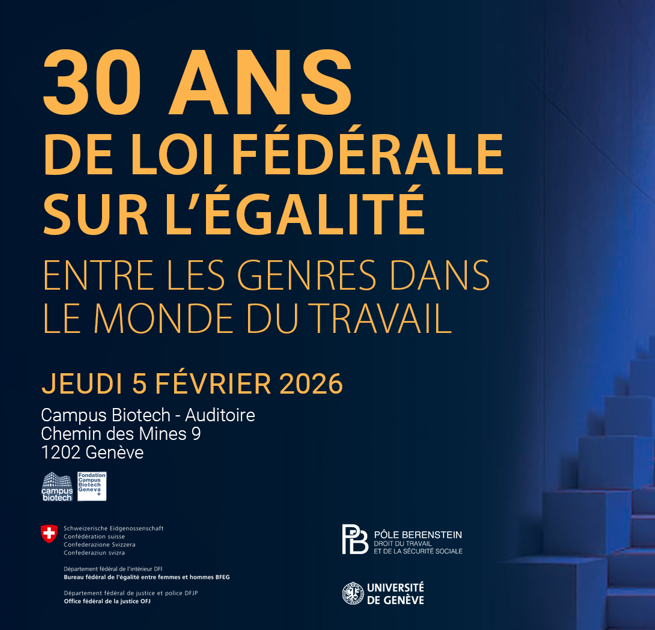 30 ans de Loi fédérale sur l&rsquo;égalité
