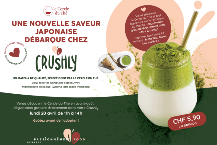 Crushly : Free Matcha Tasting