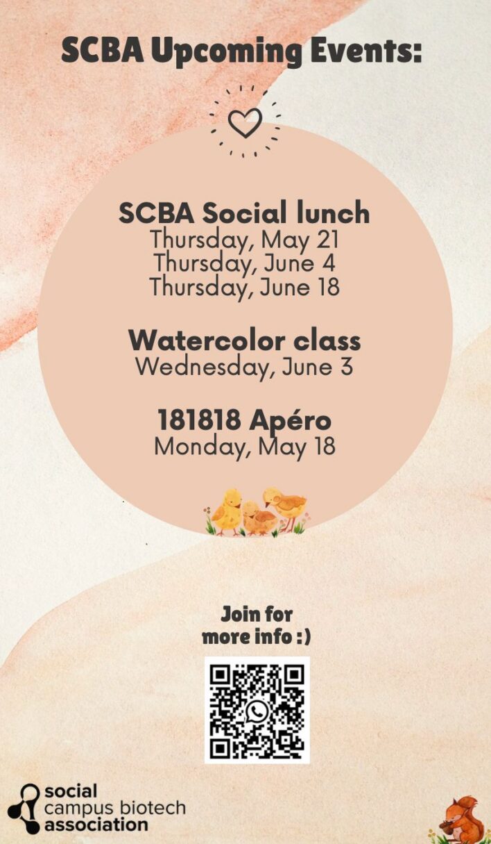 SCBA Spring events