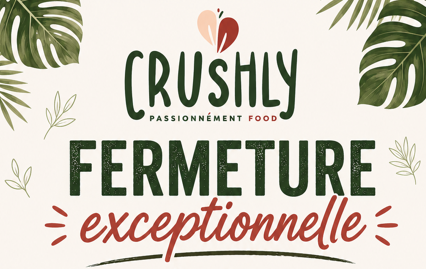 Crushly – Summer closure