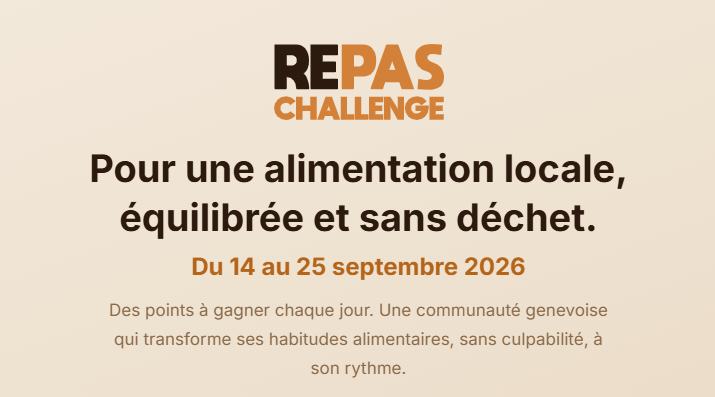 REPAS CHALLENGE – Etat de Genève